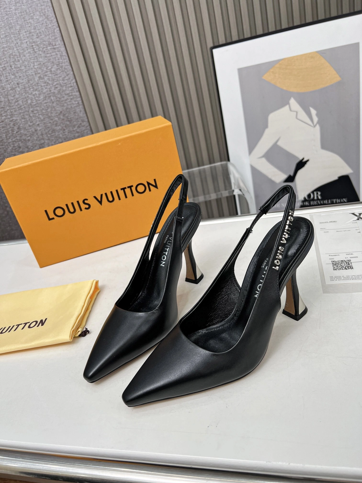 COCO-- 8V 1AB1DW Calfskin sheepskin Heel height：9.5CM item:E-X158C1803
